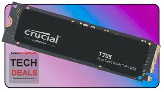 Tech Deals cover featuring a 4TB Crucial T705 SSD