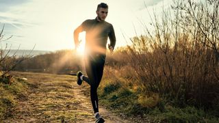 trail running in fall