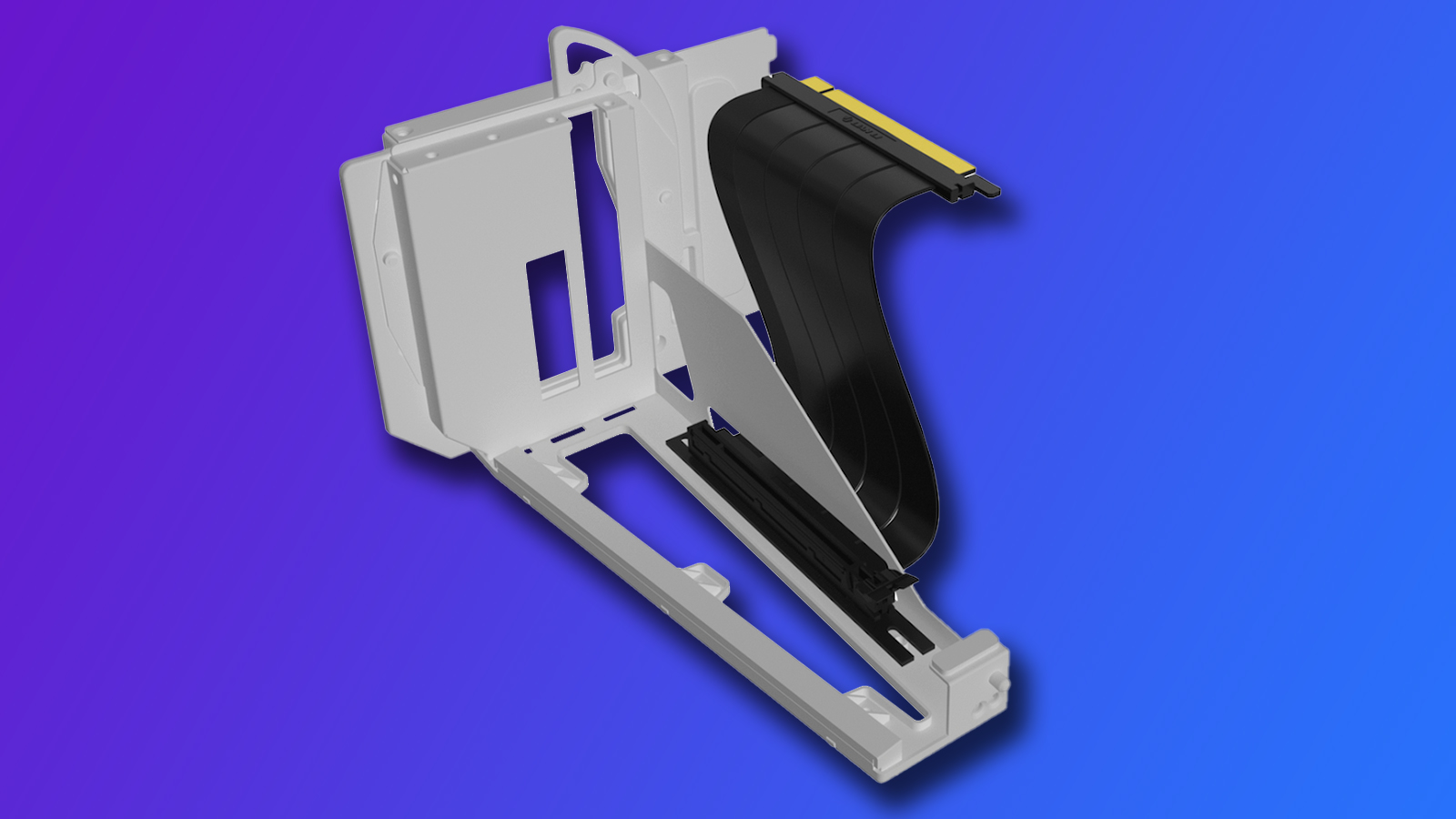 Câble Riser PCIe 4.0 90° Avec Blindage EMI - 10 Cm - Pour GPU Et Refroidissement Liquide - Compatible 3.0/2.0