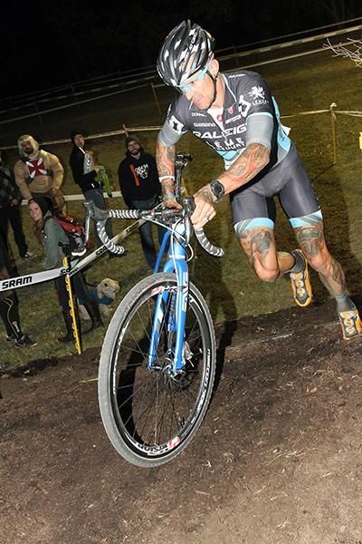 Ben Berden (Raleigh-Clement) in action at the Gateway Cross Cup