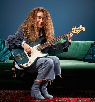 Tal Wilkenfeld with a Fender P-Bass