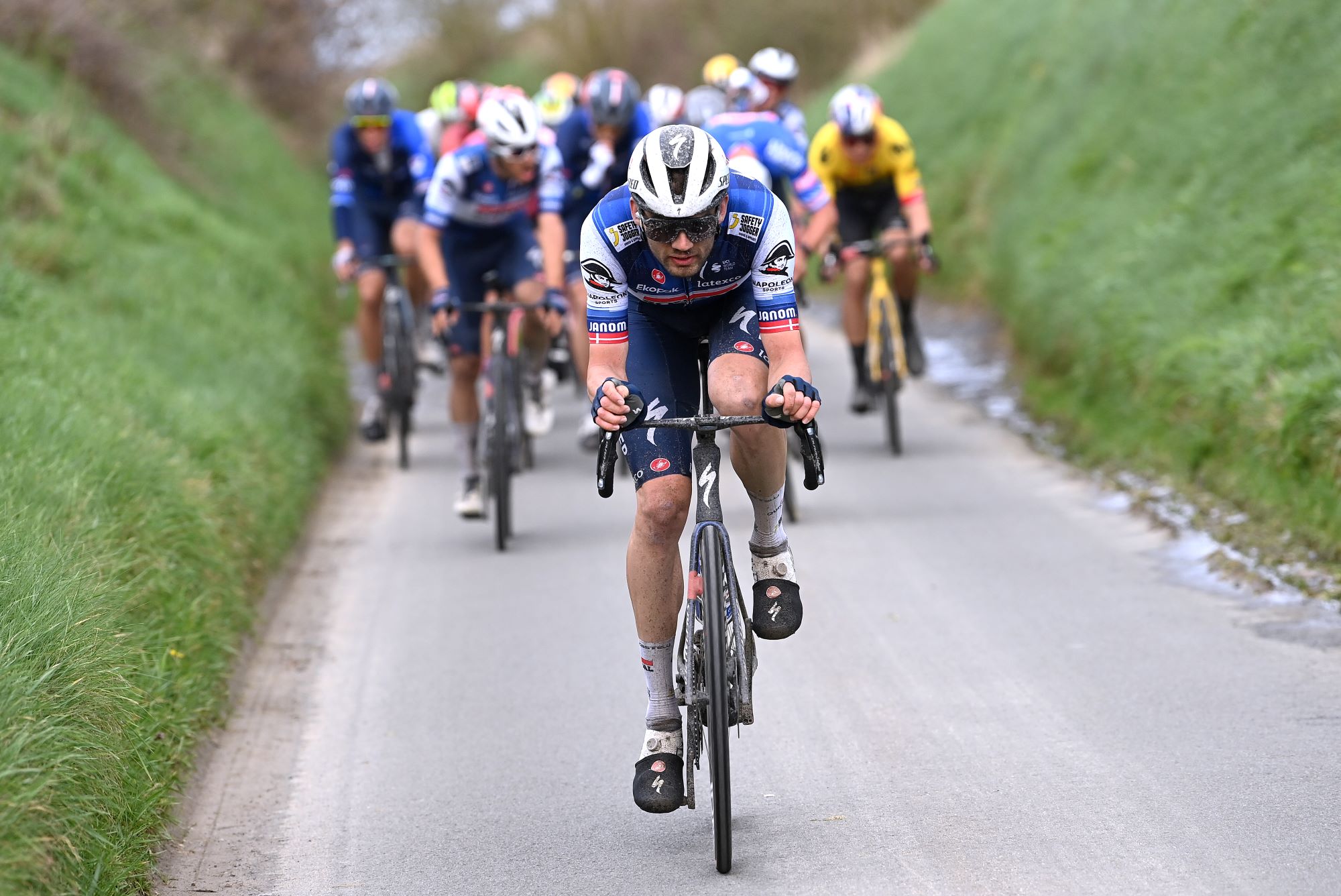 All the pressure was on him Philippe Gilbert impressed by Kasper Asgreens form ahead of Paris-Roubaix Cycling Weekly