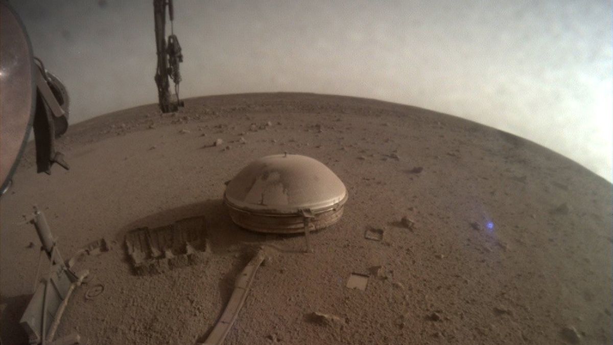 This photo may be the final Mars picture beamed home by NASA&#039;s InSight lander on the Red Planet as its power supply dwindles. It was released on Dec. 19, 2022.