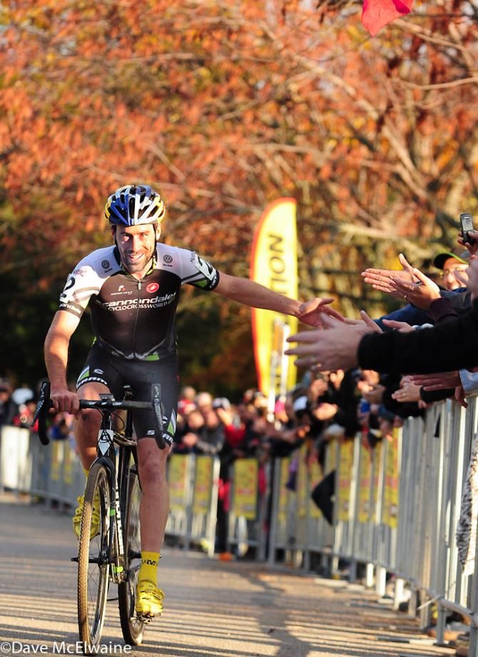 Tim Johnson (Cannondale Cyclocrossworld.com) takes his second win of the weekend at Harbin Park
