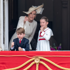 Sophie, Duchess of Edinburgh, Prince Louis of Wales, Princess Charlotte of Wales during Trooping the Colour on June 17, 2023 in London, England. Trooping the Colour is a traditional parade held to mark the British Sovereign's official birthday. It will be the first Trooping the Colour held for King Charles III since he ascended to the throne.