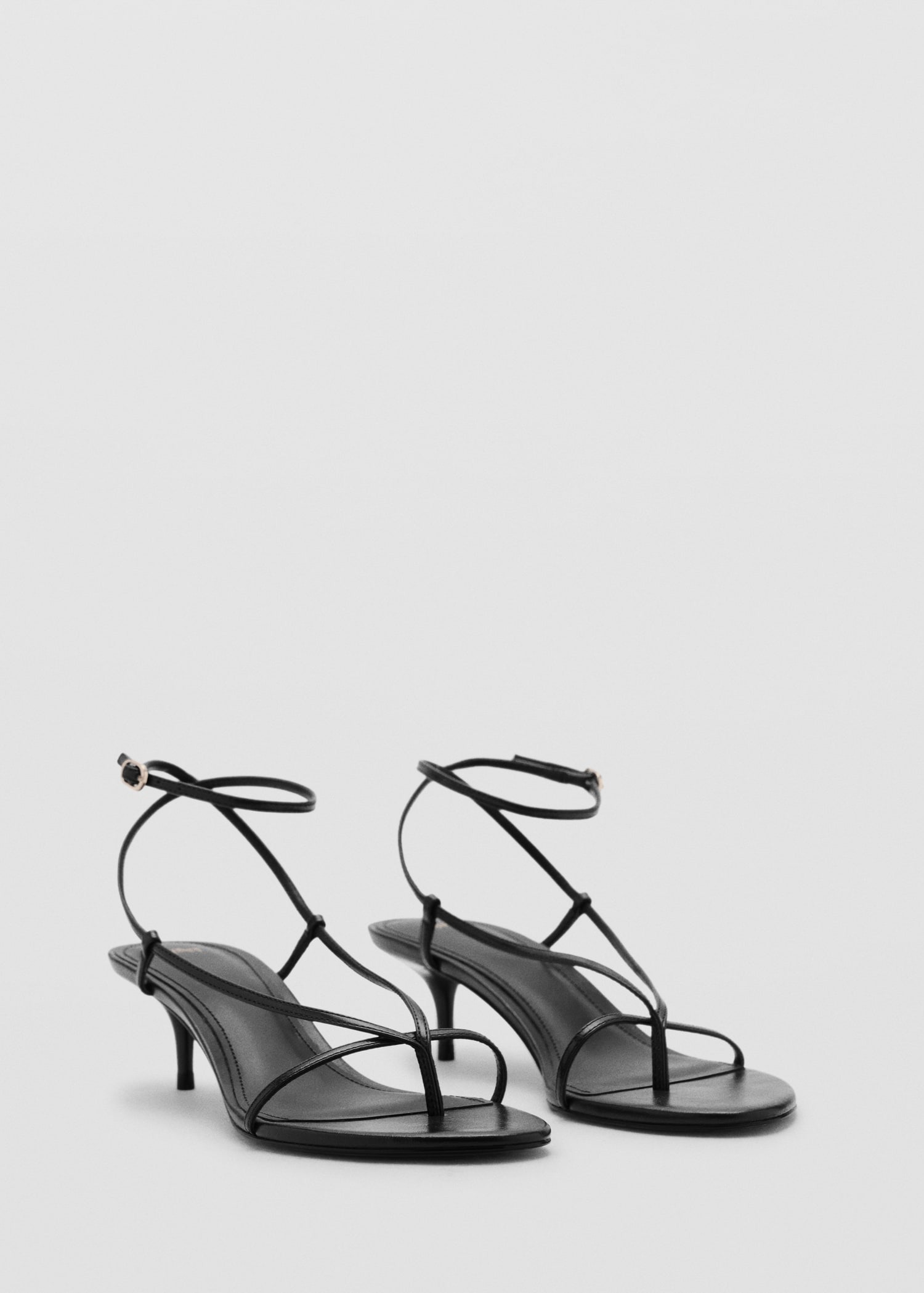Heeled Sandals With Thin Strap - Women |