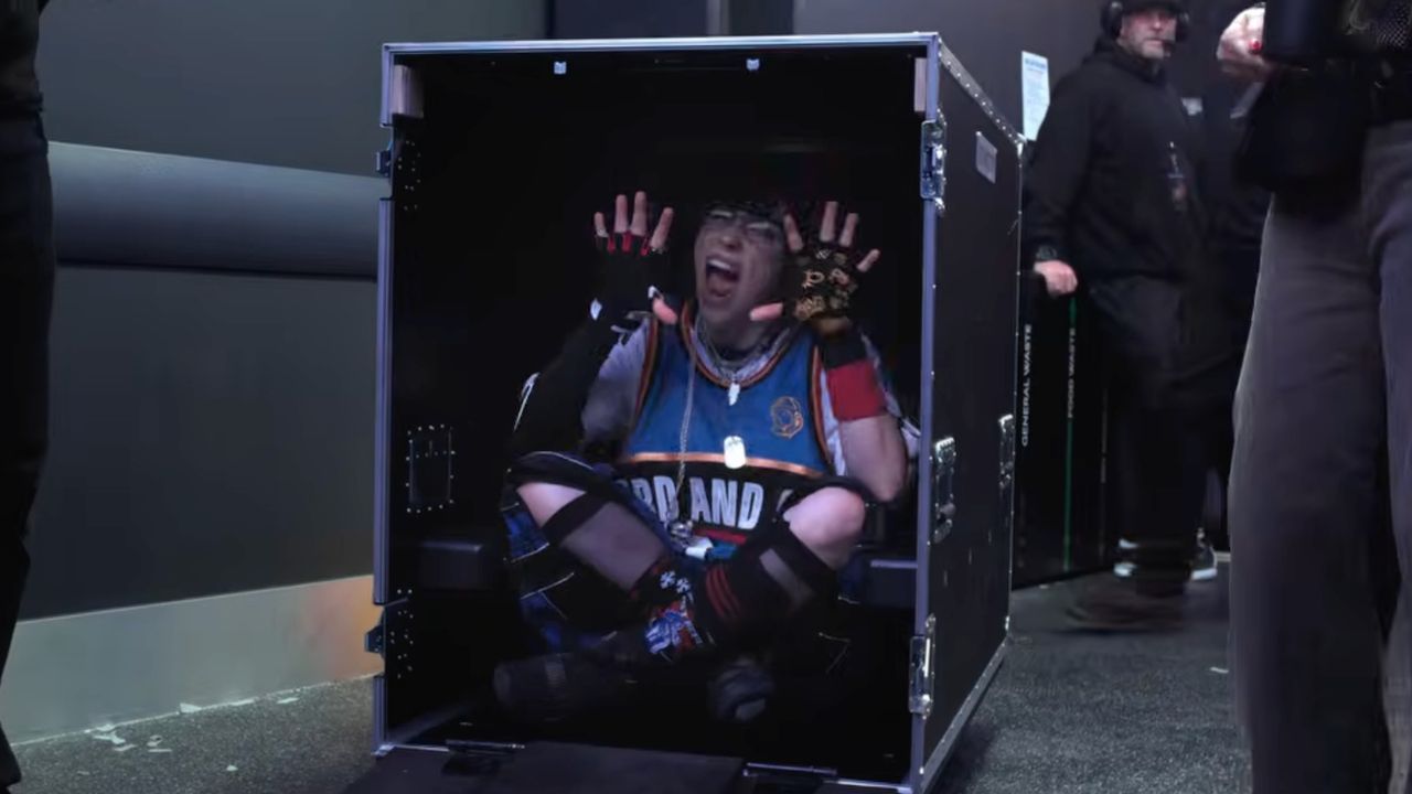 “Tours are so brutal and taxing, and I like to have a puppy room for the guys to go chill in”: Trailer for Billie Eilish’s 3D James Cameron-directed concert film is out and contains some unexpected canine chums