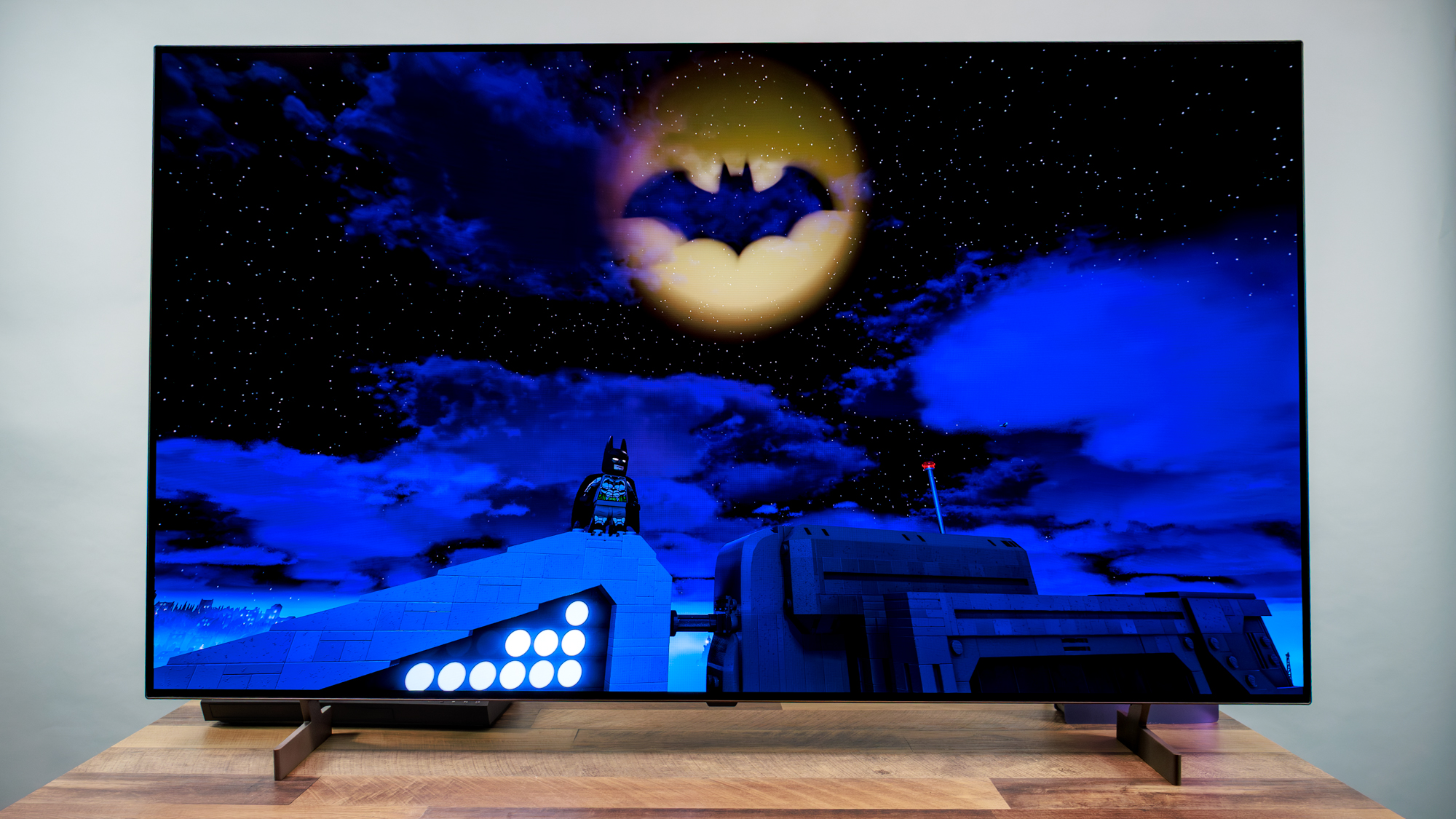 LG B6 OLED TV on a table