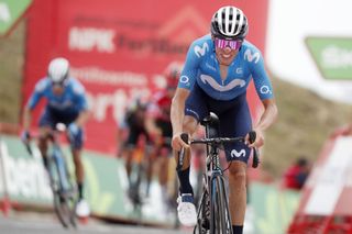 Vuelta Espana 2021 - 76th Edition - 3rd stage Santo Domingo de Silos - Picon Blanco 202.8 km - 16/08/2021 - Enric Mas (ESP - Movistar Team) - photo Luis Angel Gomez/BettiniPhotoÂ©2021 