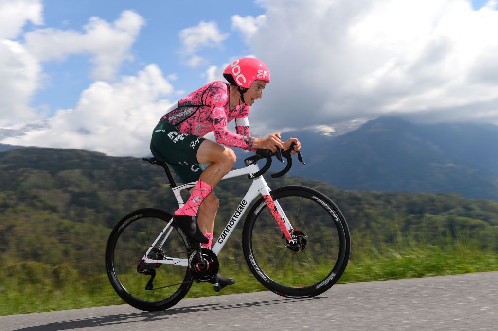  Neilson Powless of United States and Team EF Education Easypost sprints during the 75th Tour De Romandie