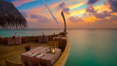 Fine dining at Milaidhoo, Maldives.