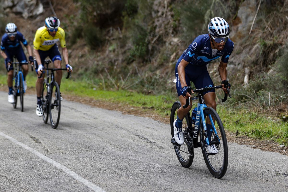 Gran Camino 2022 - 1st Edition - 3rd stage Maceda - Luintra 148,7 km - 26/02/2022 - Ivan Ramiro Sosa (COL - Movistar Team) - photo Luis Angel Gomez/SprintCyclingAgency&Acirc;&copy;2022