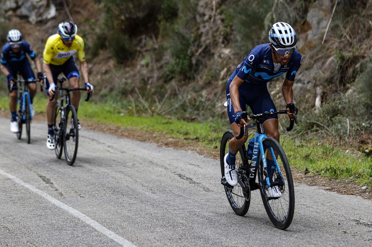 Gran Camino 2022 - 1st Edition - 3rd stage Maceda - Luintra 148,7 km - 26/02/2022 - Ivan Ramiro Sosa (COL - Movistar Team) - photo Luis Angel Gomez/SprintCyclingAgency&Acirc;&copy;2022