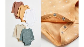 H&M 5-pack baby grows