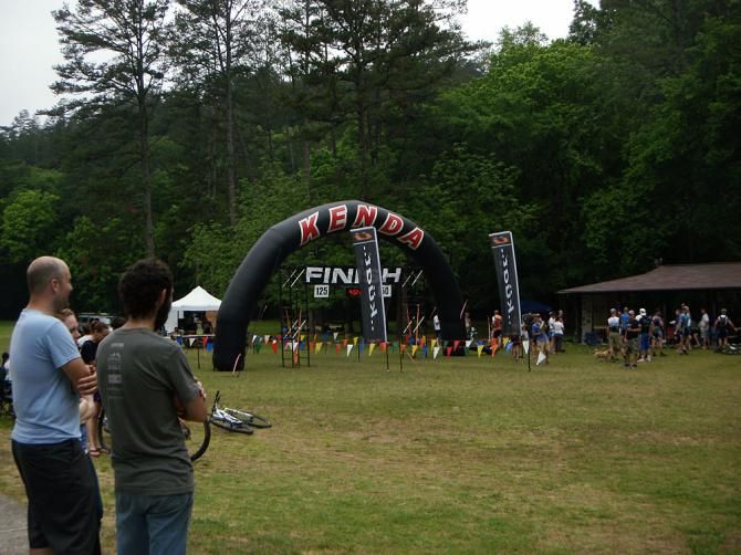 The finish line at the Syllamo's Revenge