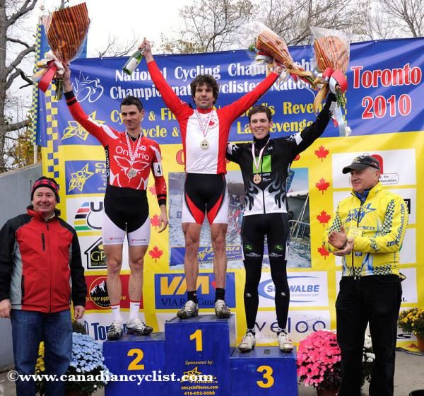 Podium (l-): Mike Garrigan, 2nd; Chris Sheppard, 1st; Aaron Schooler, 3rd.