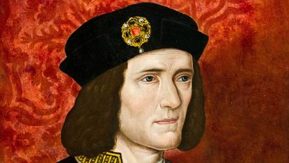 Painting of Richard III displayed in the London's The National Portrait Gallery