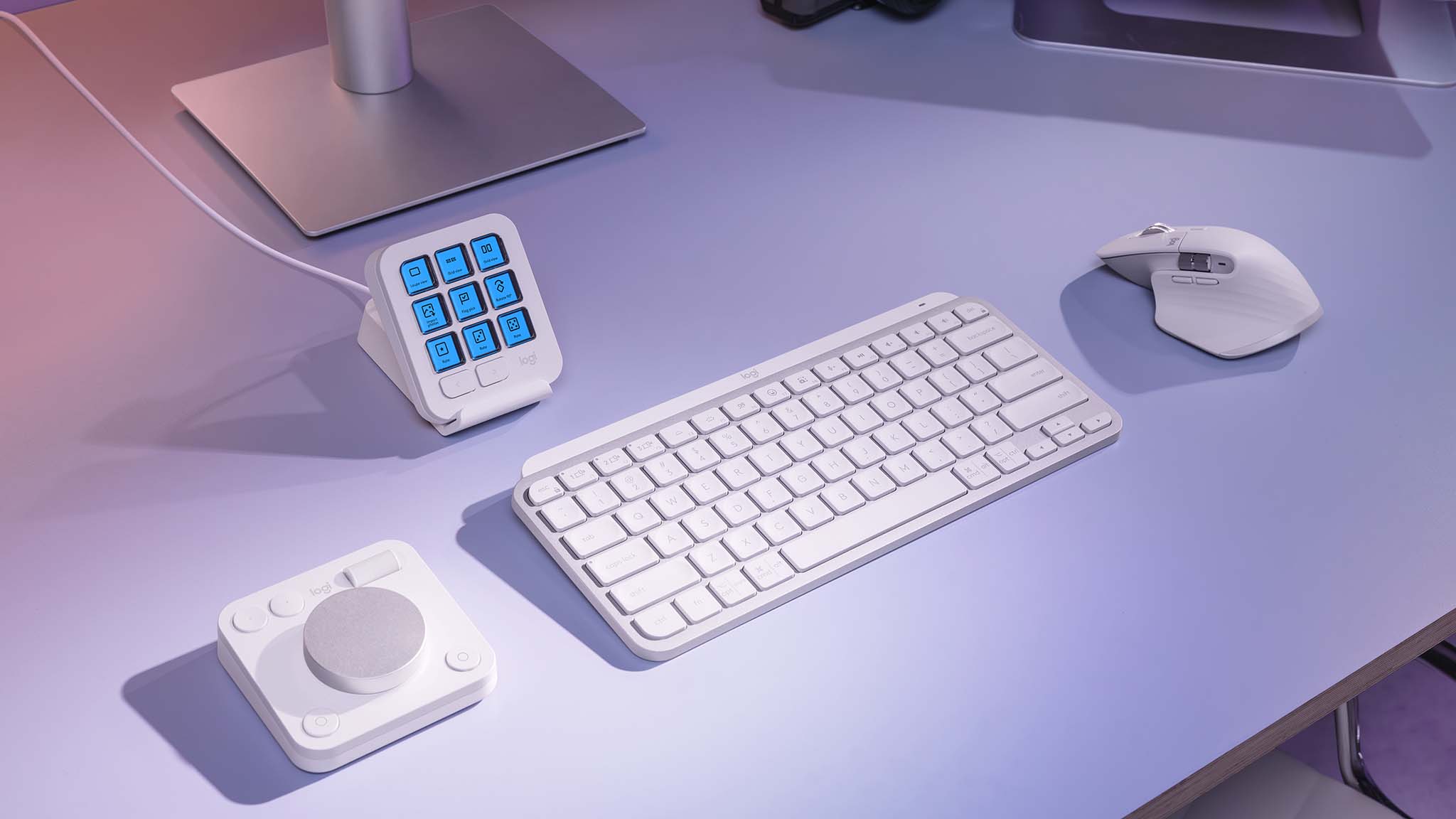 Logitech's new accessory with nine customizable full-color display keys makes the creative process easier when working in Adobe apps