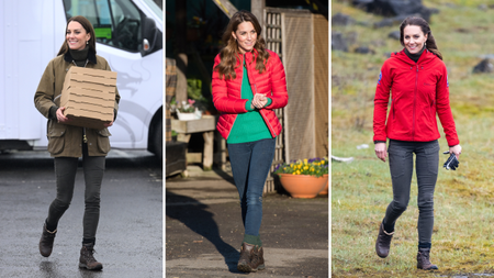 Kate Middleto wears the Berghaus Goretex Walking Boots