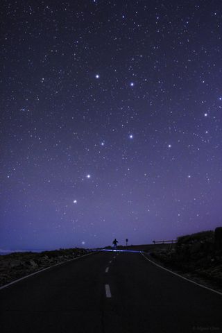 Big Dipper Dazzles Over Roque de Los Muchachos by Miguel Claro