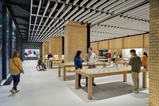 Apple store at Battersea Power Station interior