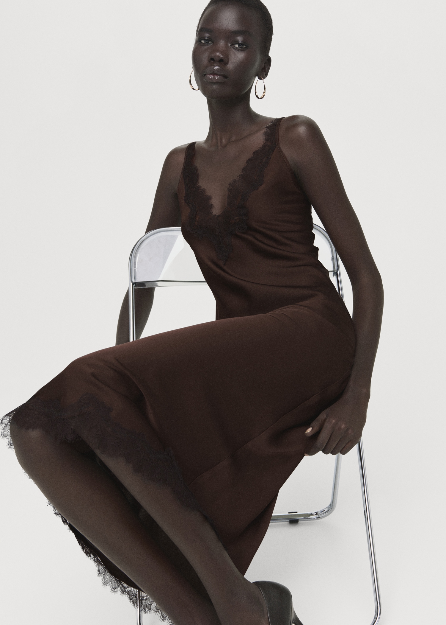 Satin Camisole Dress - Women | Mango United Kingdom