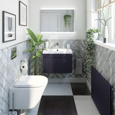 Black and white bathroom 