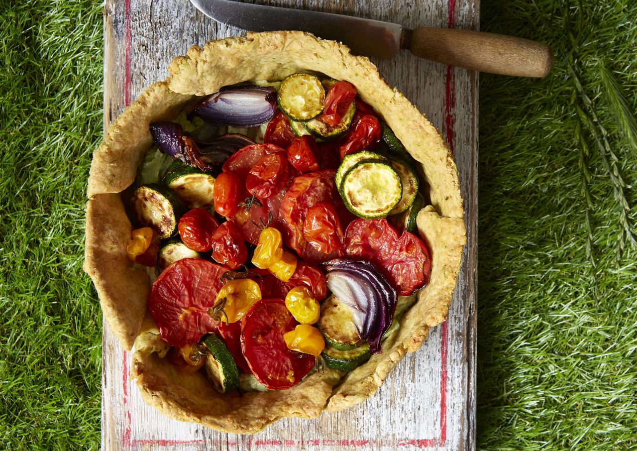 summer vegetable tart