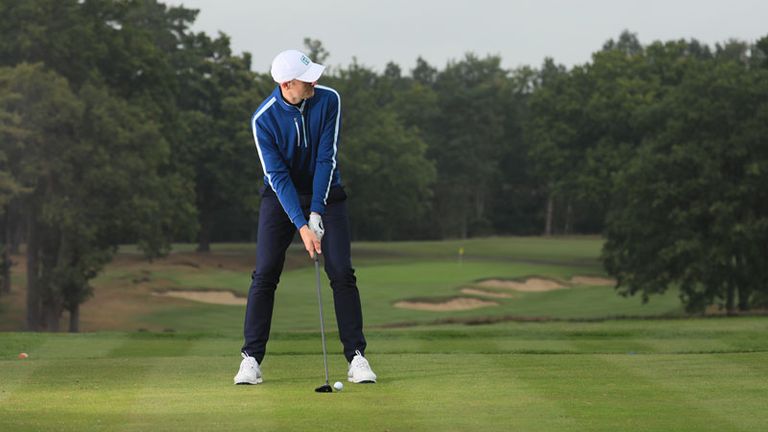 Fairway wood ball position