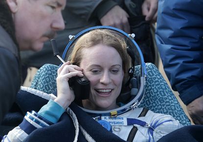 Astronaut Kate Rubins … on Earth.