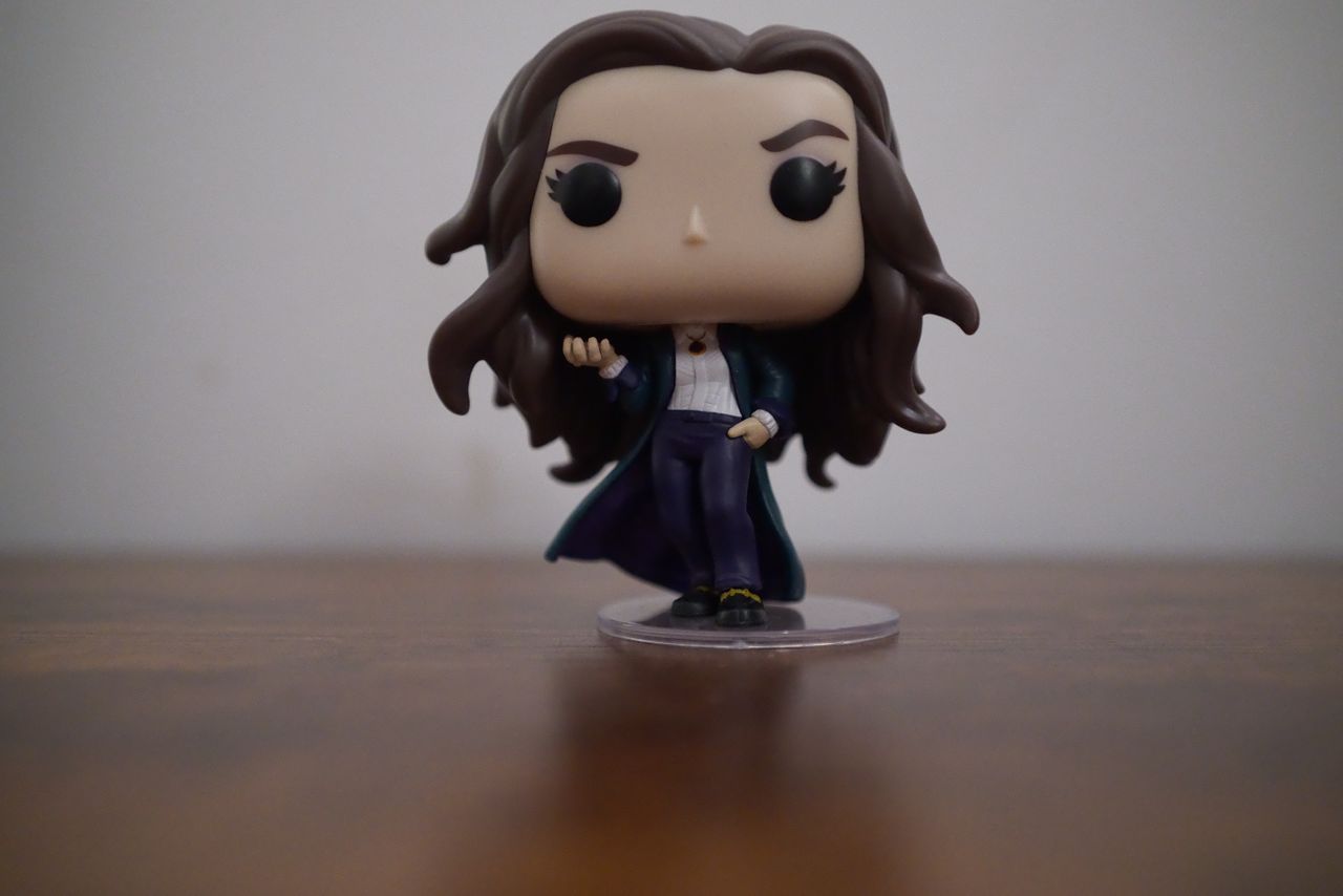 A photo of a Funko Pop taken on a Sigma BF camera