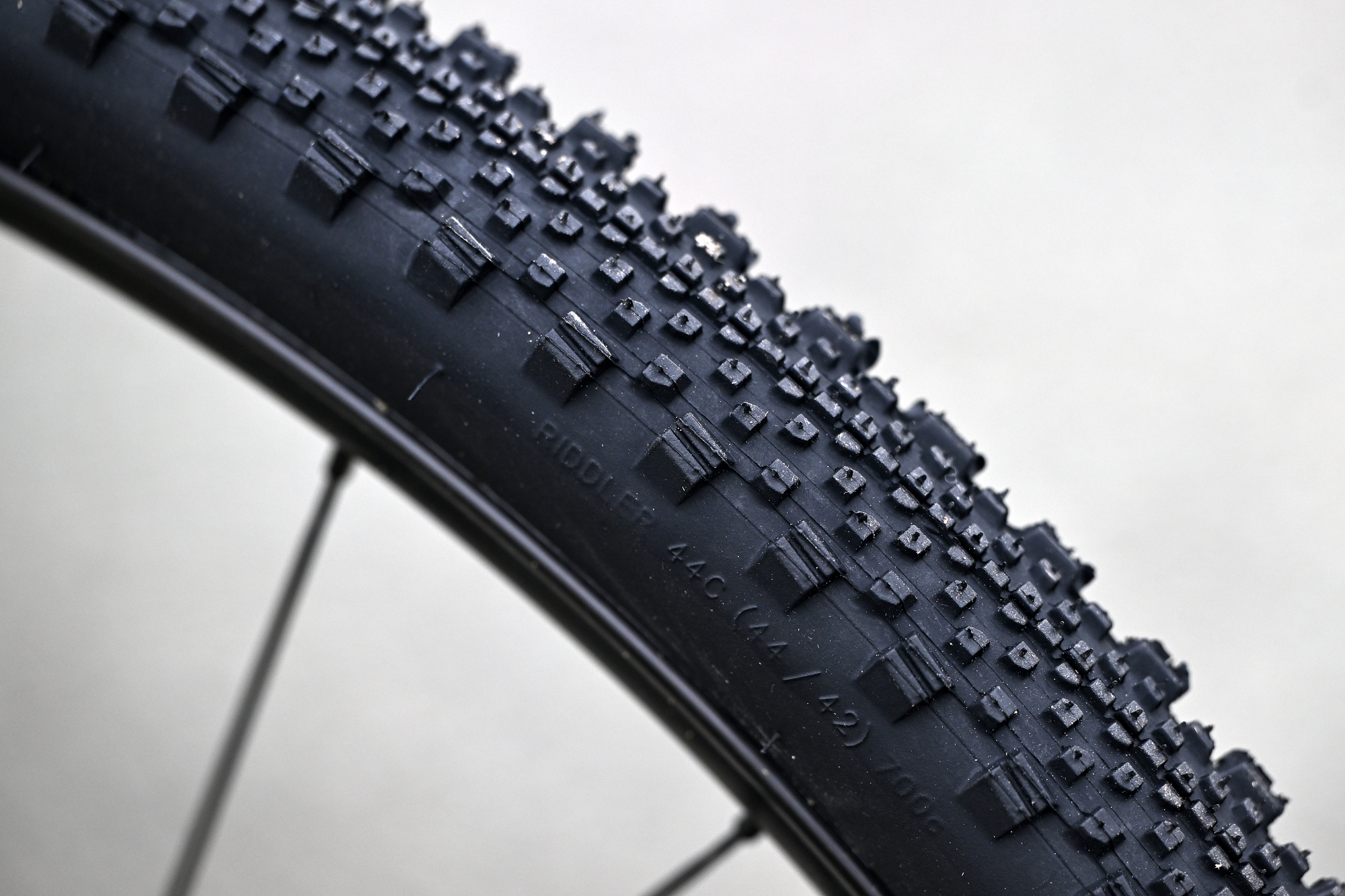 Close up of WTB Raddler tyre