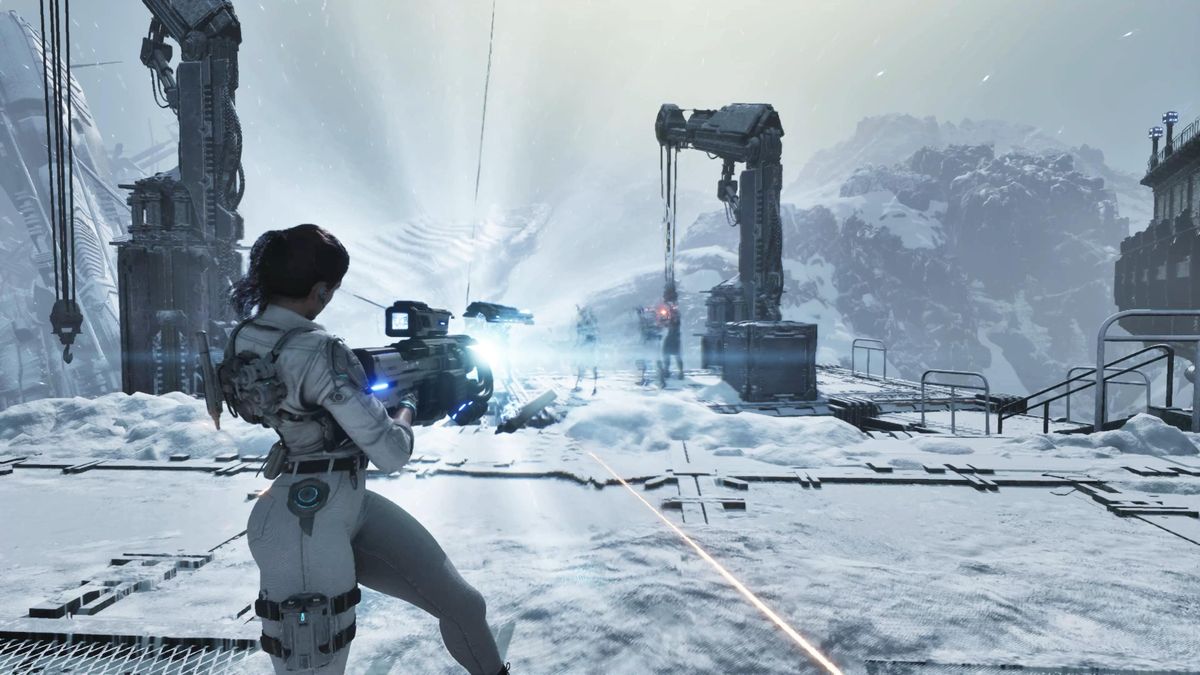 Screenshot of The First Descendant: Season 1 "Invasion."