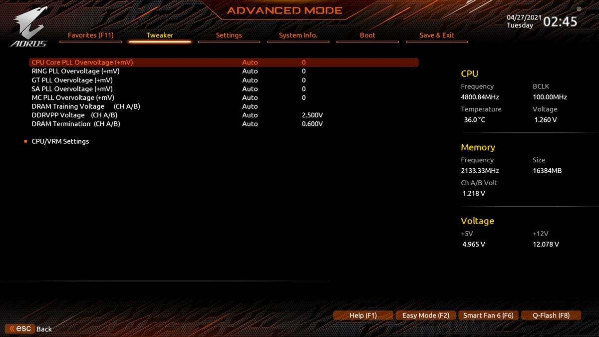 Gigabyte Z590I Aorus Ultra