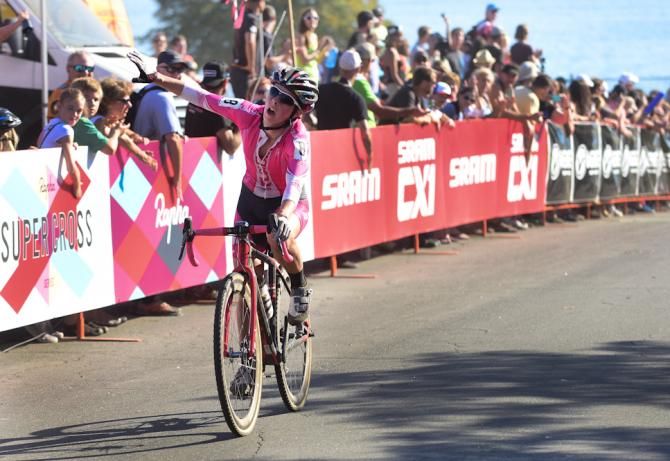 Arley Kemmerer (PB2 Pro Cycling) went for the win but seemed happy with second place today