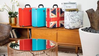 Victrola vinyl storage boxes