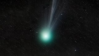 Comet Lovejoy (Q2) 2015-01-10 - stock photo