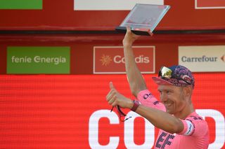 Magnus Cort after his victory on stage 12 of the Vuelta a España