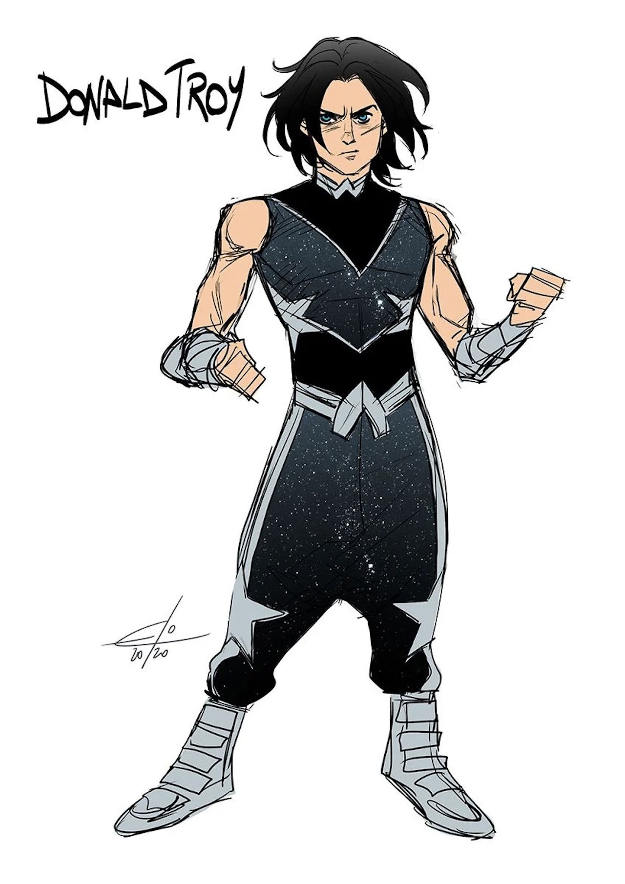 Teen Justice character designs by Eleonora Carlini