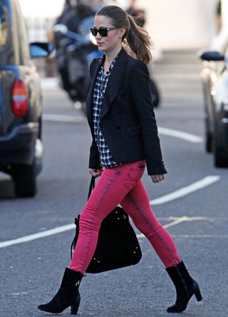 Pippa Middleton is seen in South Kensington on January 11, 2012