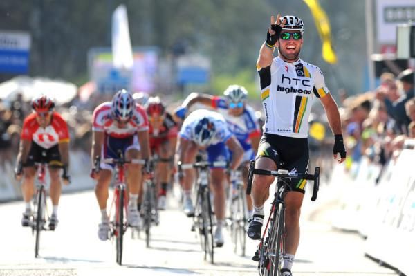 Mark Cavendish (HTC-Highroad) comes home with his second win of the year