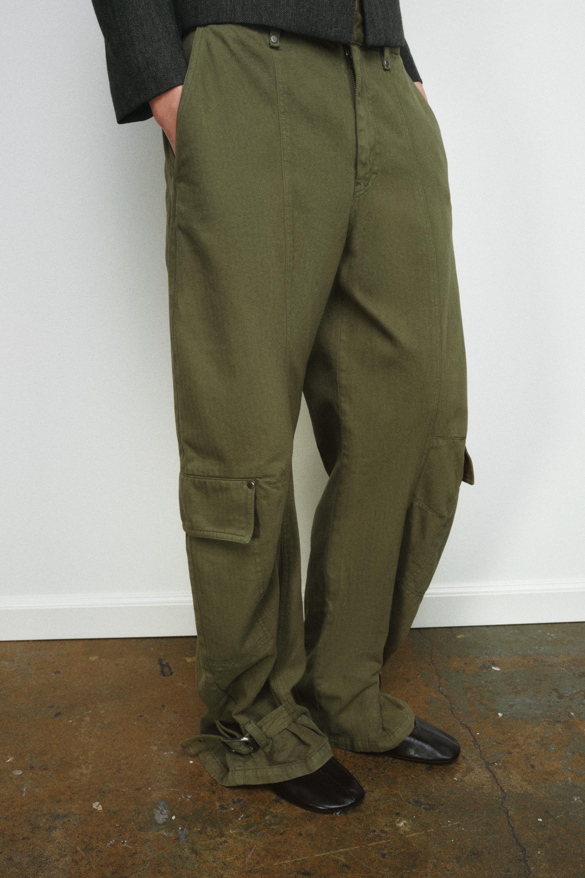 Zw Collection Barrel Cargo Pants