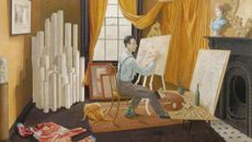 Eric Ravilious's Edward Bawden Working in His Studio (1930)