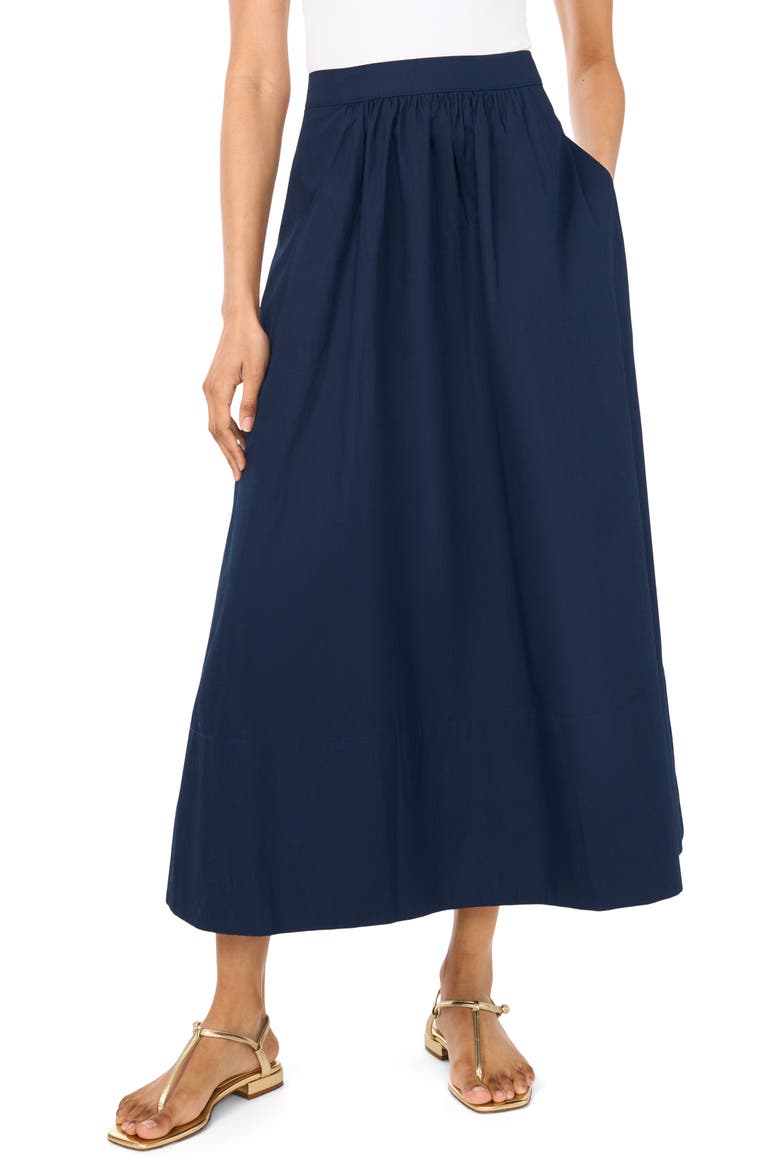 Poplin Maxi Skirt
