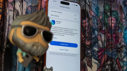 iOS update ready on iPhone 17 Pro Max