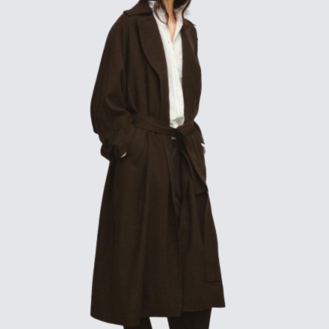 Zara Flowing Wool Trench Coat