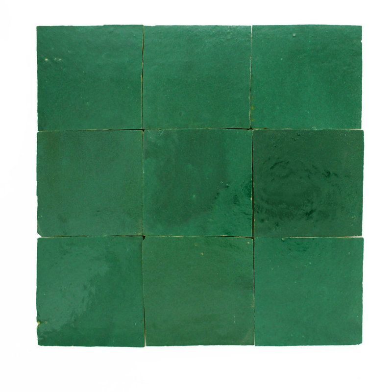 Villa Lagoon Tile Moroccan Zellige 4&quot; X 4&quot; Ceramic Floor &amp;amp; Wall Tile &amp;amp; Reviews | Wayfair