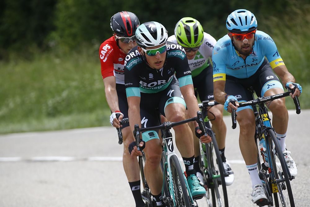 The breakaway at at stage 4 of the Criterium du Dauphine