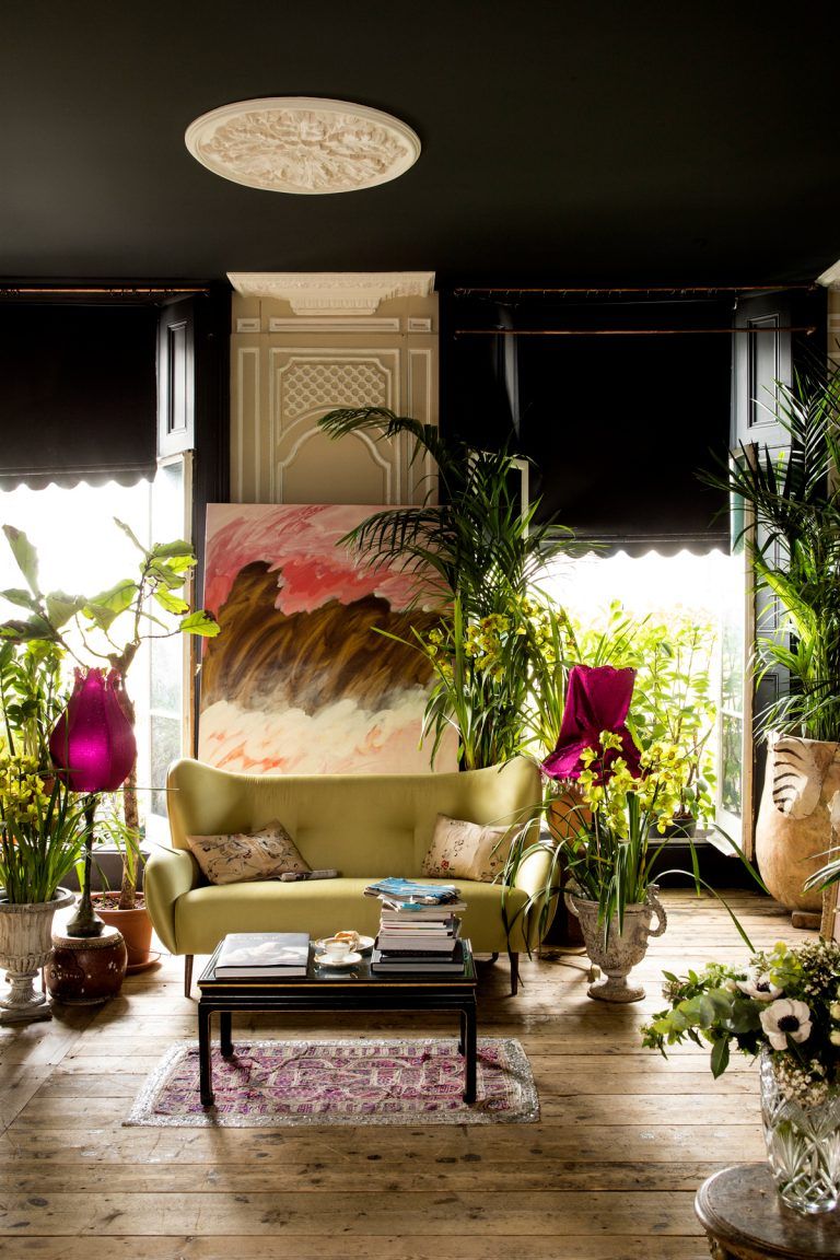 how to bring the outdoors in with maximalist houseplants