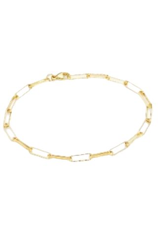 Gold Essentials Layla 14k-Gold-Filled Paper Clip Chain Bracelet